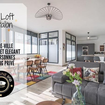 Loft Courtalon - Haut Standing - Patio - Parking Prives Apartman Troyes Kültér fotó