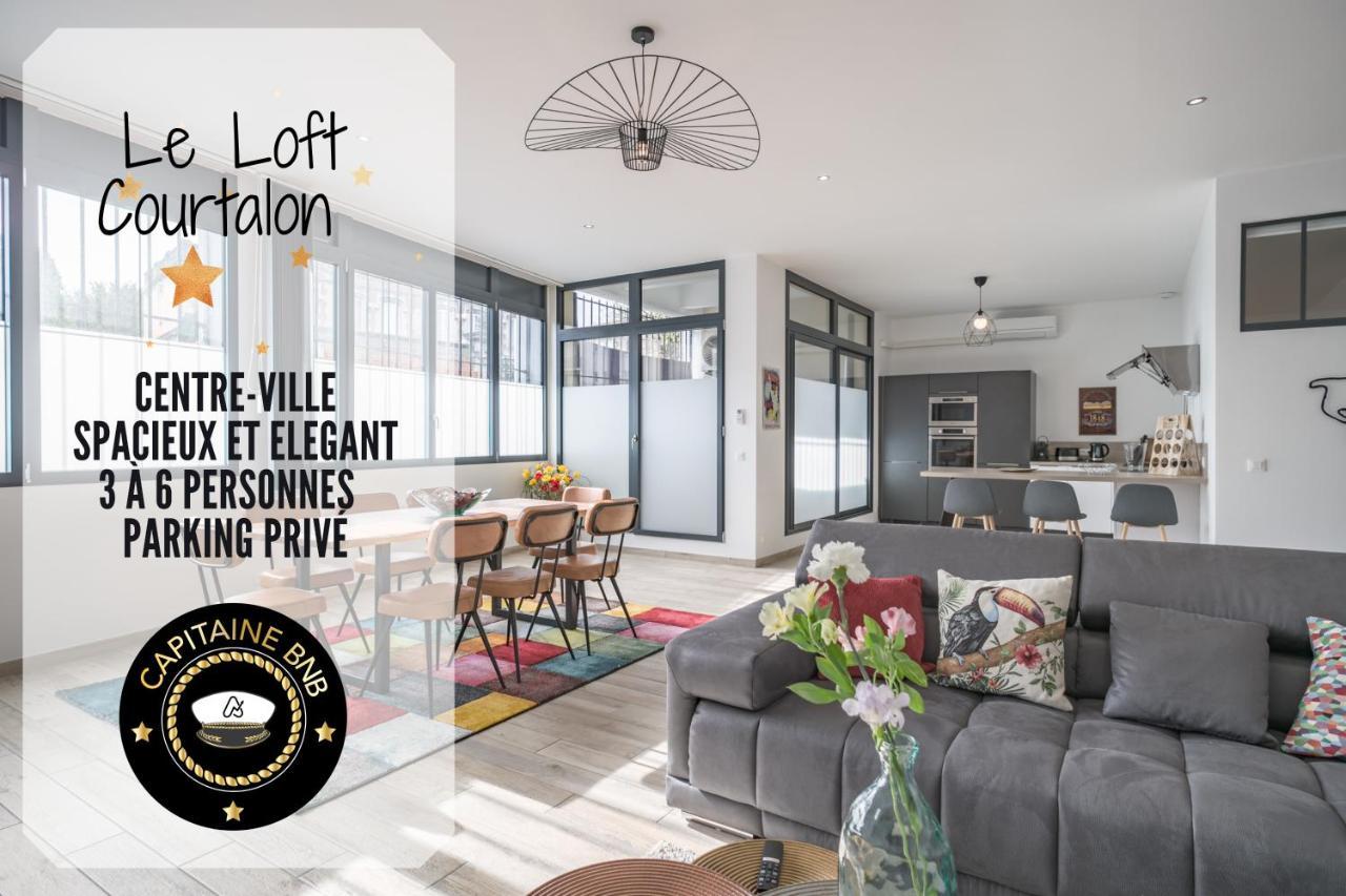 Loft Courtalon - Haut Standing - Patio - Parking Prives Apartman Troyes Kültér fotó