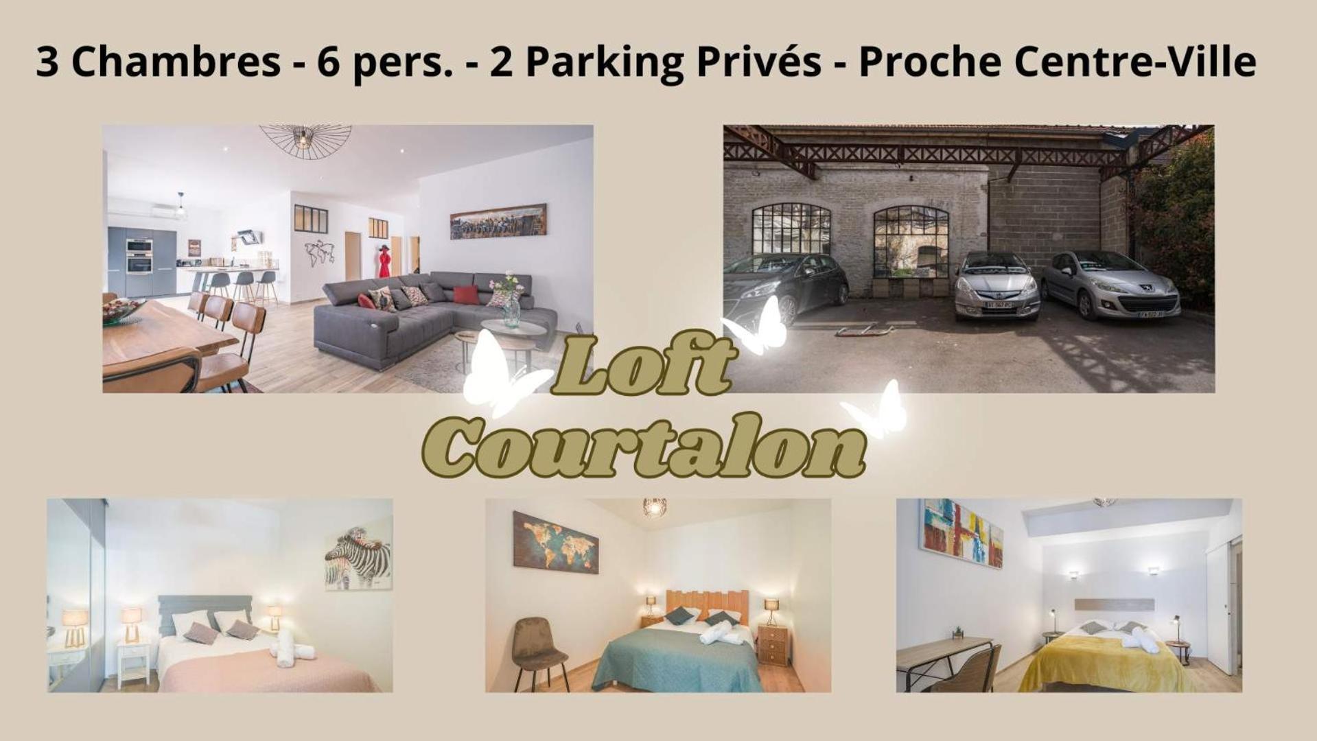 Loft Courtalon - Haut Standing - Patio - Parking Prives Apartman Troyes Kültér fotó