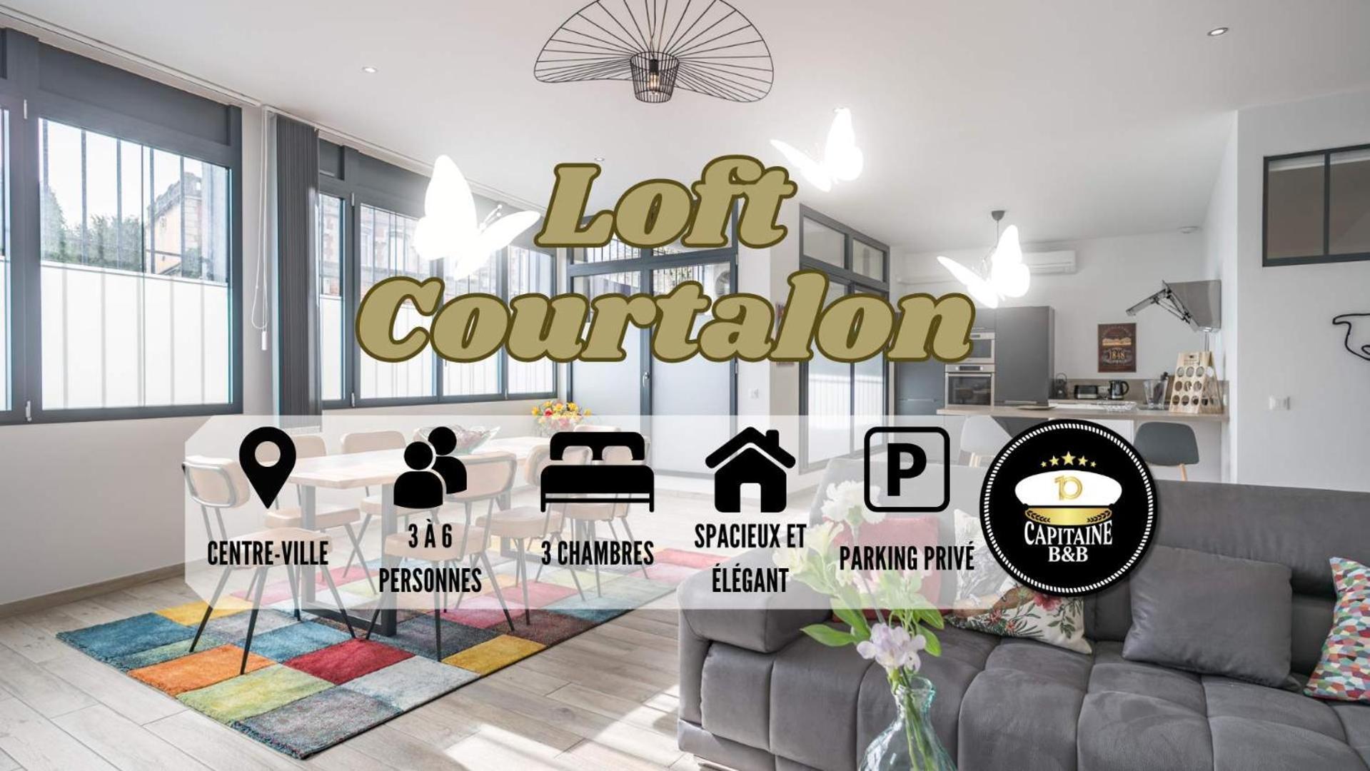Loft Courtalon - Haut Standing - Patio - Parking Prives Apartman Troyes Kültér fotó